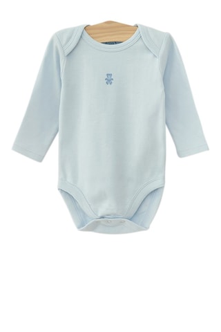 2 bodys en coton biologique - Bleu