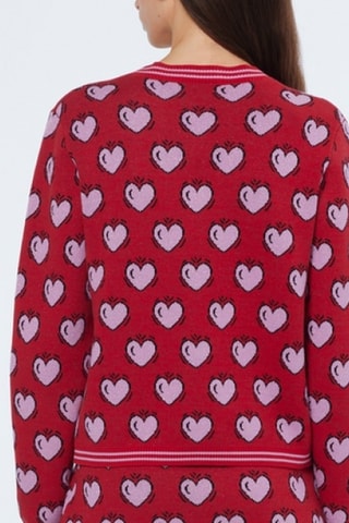 Cardigan - Rosso
