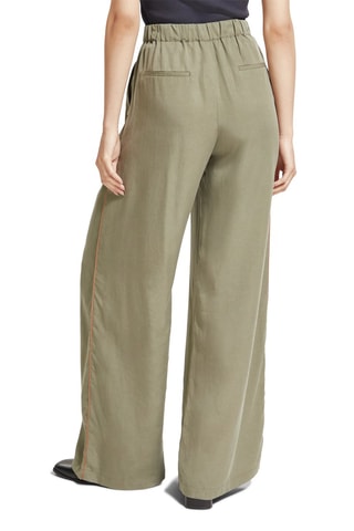 Pantaloni wide legs - Kaki