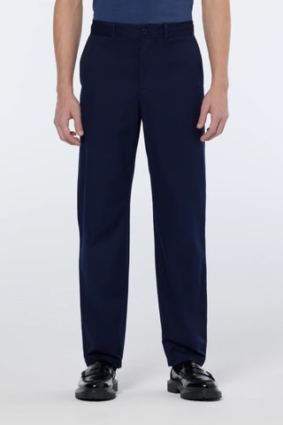 Pantaloni chino straight - Navy