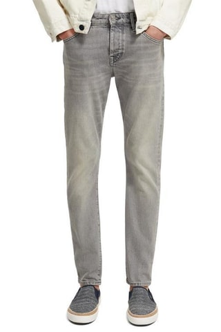 Jeans in cotone bio - Grigio