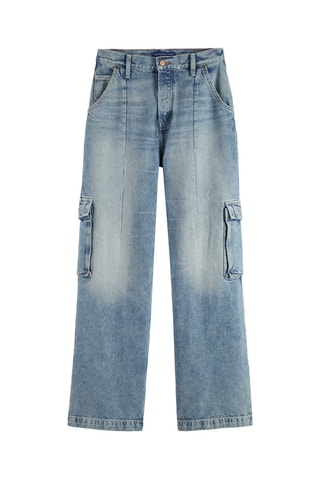 Jeans cargo - Azzurro