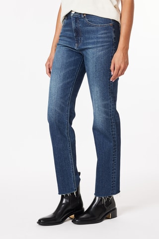 Jeans a vita alta - Blu