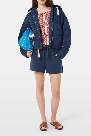 Giacca con cappuccio - Navy