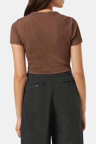 Crop top - Marrone
