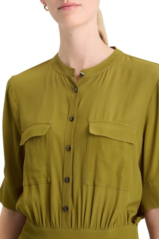Abito midi - Verde oliva