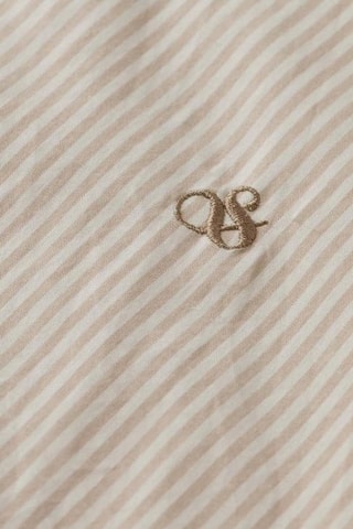 Camicia slim in cotone bio - Beige