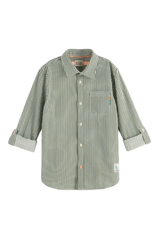 Camicia - Verde scuro e bianco