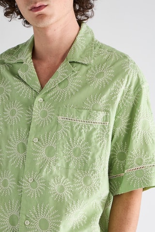 Camicia in lino - Verde