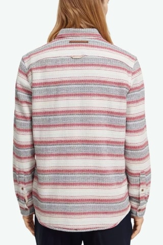 Camicia regular in cotone bio - Ecrù
