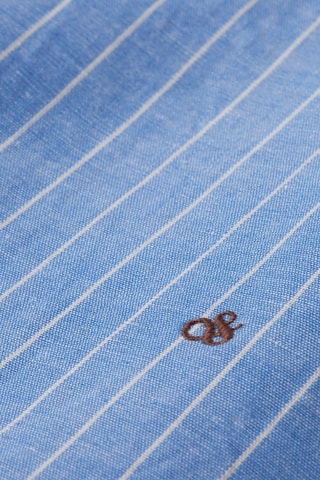 Blusa in lino - Blu