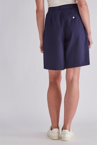 Shorts a vita alta - Navy