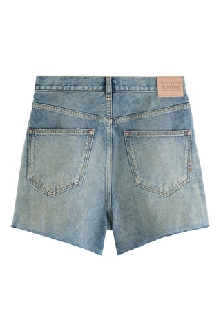 Shorts relaxed in jeans - Blu