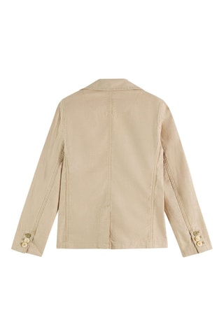 Blazer in lino - Beige