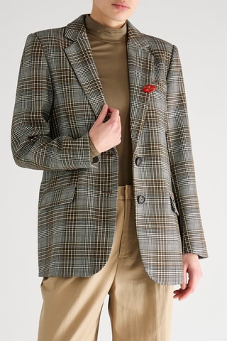 Blazer in lana - Marrone
