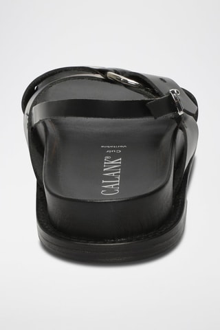 Sandalias de piel Eilani - Negro