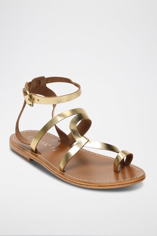 Sandalias de piel Bheema - Dorado