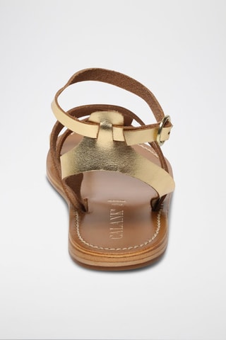 Sandalias de piel Bheema - Dorado