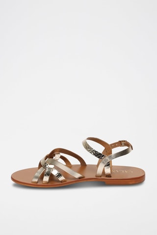 Sandalias de piel Quinn - Dorado