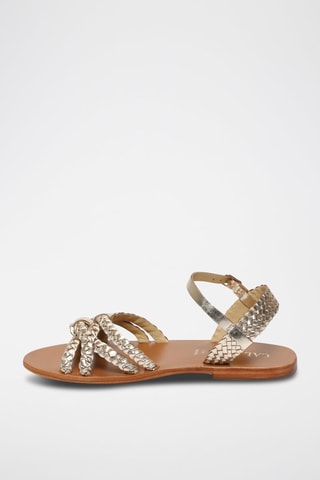 Sandalias de piel Niah - Dorado