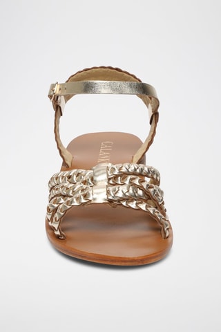 Sandalias de piel Niah - Dorado