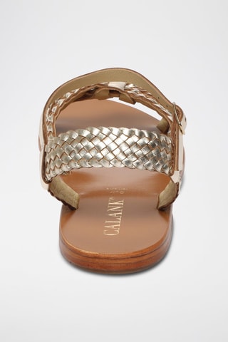 Sandalias de piel Niah - Dorado