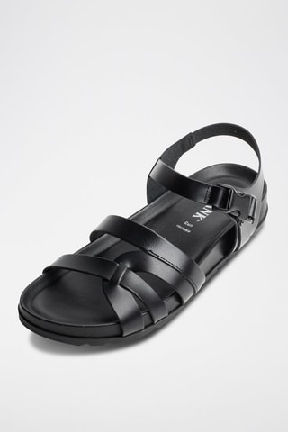 Sandalias de piel Pounia - Negro