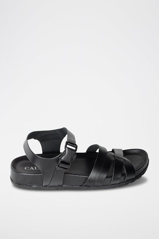 Sandalias de piel Pounia - Negro