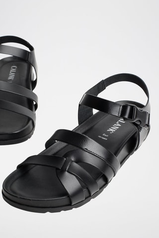 Sandalias de piel Pounia - Negro