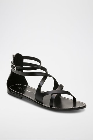 Romanas de piel Asra - Negro