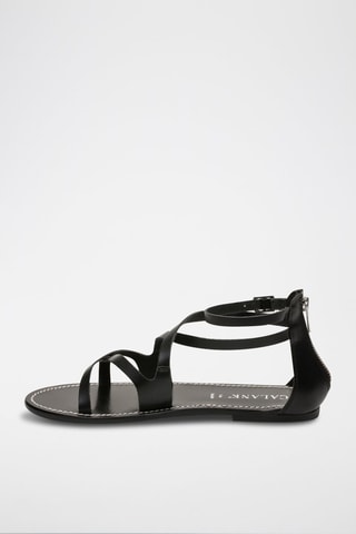 Romanas de piel Asra - Negro