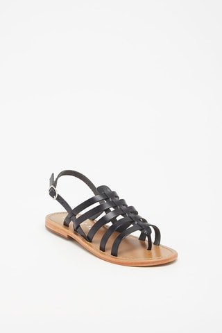 Romanas de piel Maiten - Negro