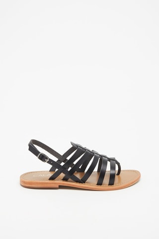 Romanas de piel Maiten - Negro