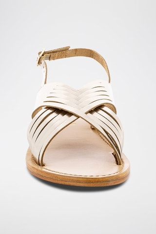Sandalias de piel - Dorado