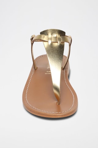 Sandalias de piel Pedernera - Dorado