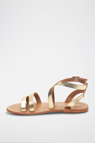 Sandalias de piel Lien - Dorado