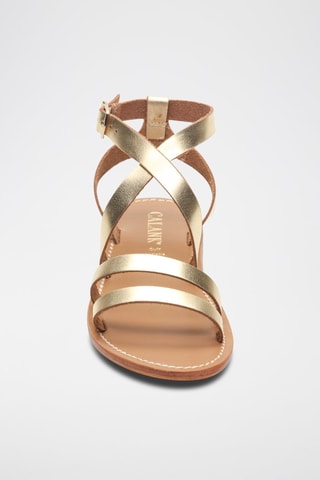 Sandalias de piel Lien - Dorado