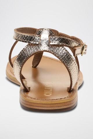 Sandalias de piel Barra - Dorado