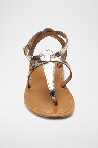 Sandalias de piel Barra - Dorado
