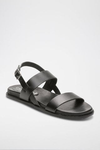 Sandalias de piel Lache - Negro