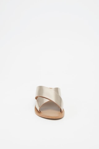 Sandalias de piel - Dorado
