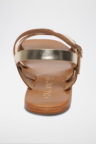 Sandalias de piel Autumn - Dorado