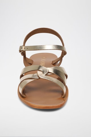 Sandalias de piel Autumn - Dorado