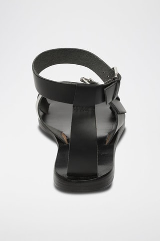 Sandalias de piel Nevaeh - Negro
