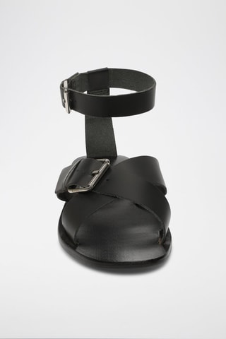 Sandalias de piel Nevaeh - Negro