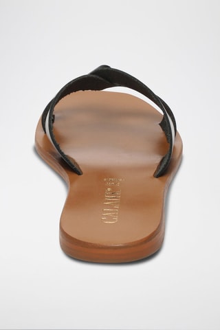 Sandalias de piel Ruby - Negro
