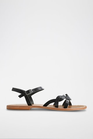 Sandalias de piel Joséphine - Negro