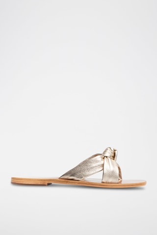 Sandalias de piel ovina Dorreh - Dorado