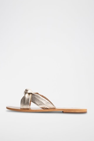 Sandalias de piel ovina Dorreh - Dorado