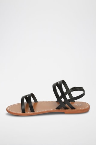 Sandalias de piel Everleigh - Negro